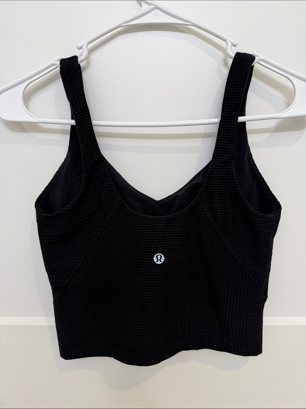 Lululemon Align cropped tank top in black size 4